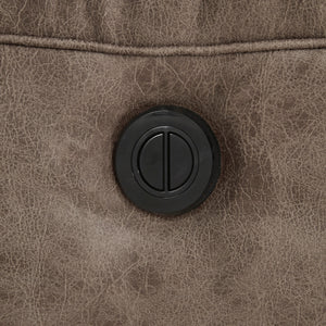 Sofa aspect cuir motorisé - Stoneland