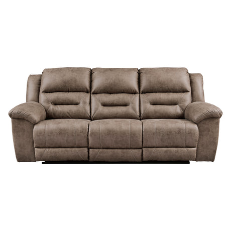 Sofa aspect cuir inclinable - Stoneland