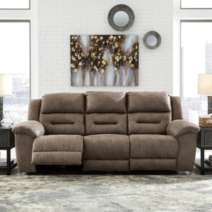 Sofa aspect cuir inclinable - Stoneland
