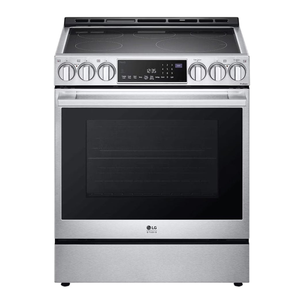 Cuisinière à induction encastrable 30 po 6,3 pi³ Inox - Studio intelligente, Air Fry & ProBake™