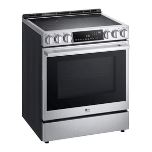 Cuisinière à induction encastrable 30 po 6,3 pi³ Inox - Studio intelligente, Air Fry & ProBake™