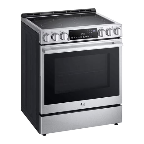 Cuisinière à induction encastrable 30 po 6,3 pi³ Inox - Studio intelligente, Air Fry & ProBake™
