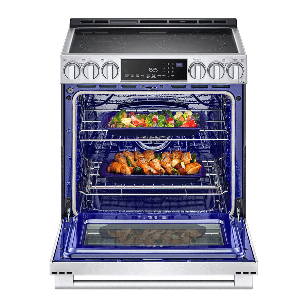 Cuisinière à induction encastrable 30 po 6,3 pi³ Inox - Studio intelligente, Air Fry & ProBake™