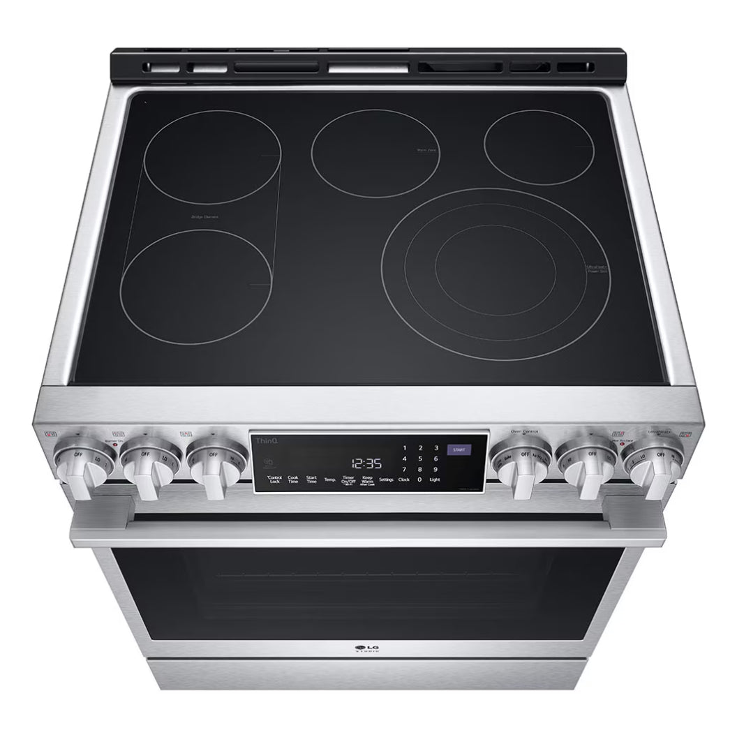 Cuisinière à induction encastrable 30 po 6,3 pi³ Inox - Studio intelligente, Air Fry & ProBake™