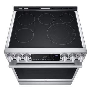 Cuisinière à induction encastrable 30 po 6,3 pi³ Inox - Studio intelligente, Air Fry & ProBake™
