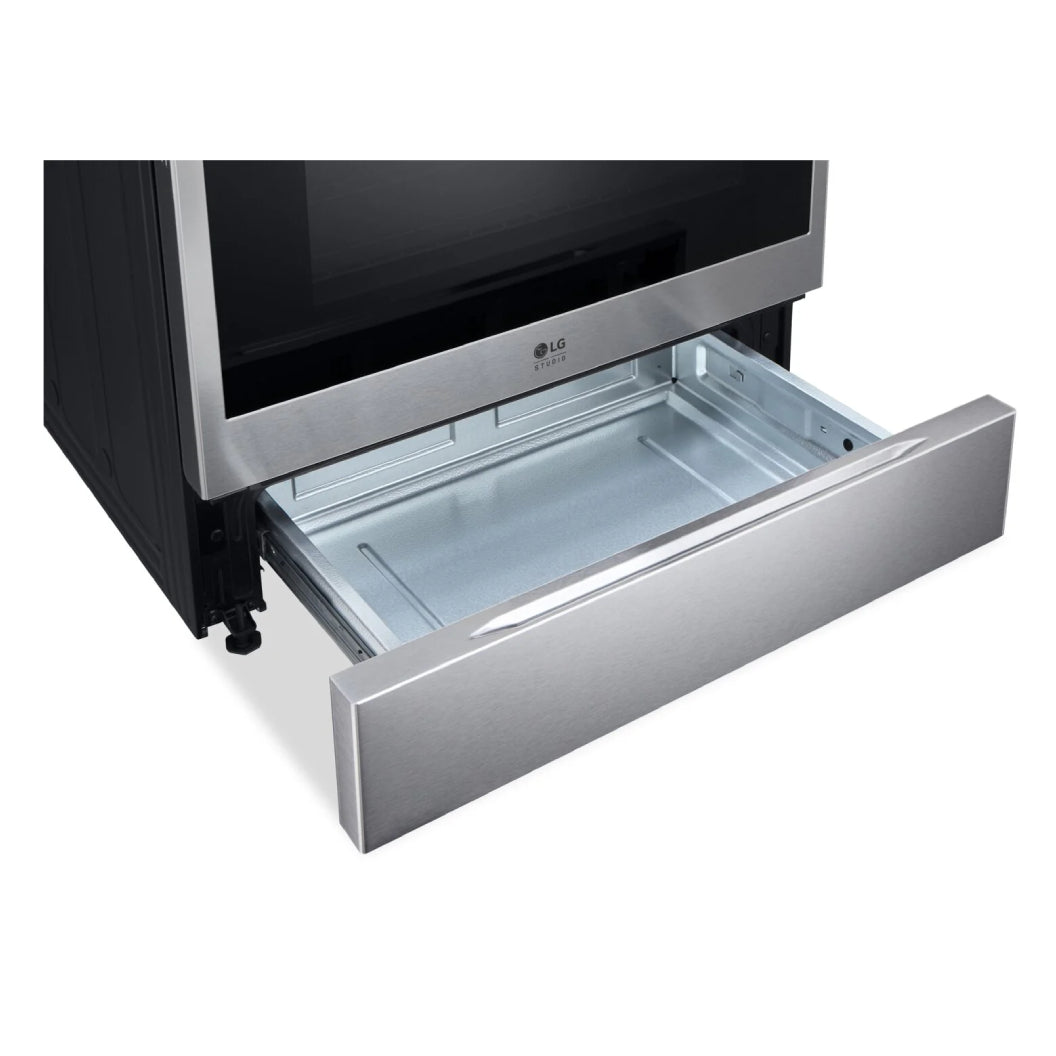 Cuisinière à induction encastrable 30 po 6,3 pi³ Inox - Studio intelligente, Air Fry & ProBake™