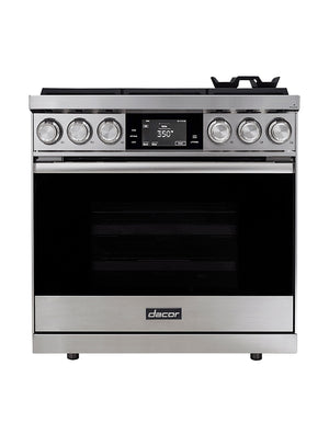 Cuisinière biénergie autoportante 36 po. 4,8 pi³