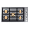 Plaque de cuisson au gaz 36 po à 5 brûleurs avec brûleurs SimmerSear à double vanne