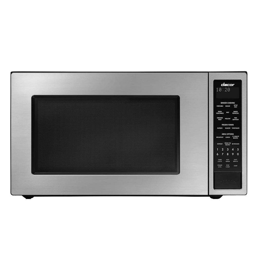 Micro-ondes comptoir, capacité 2 pi³, puissance 1100W, acier inoxydable