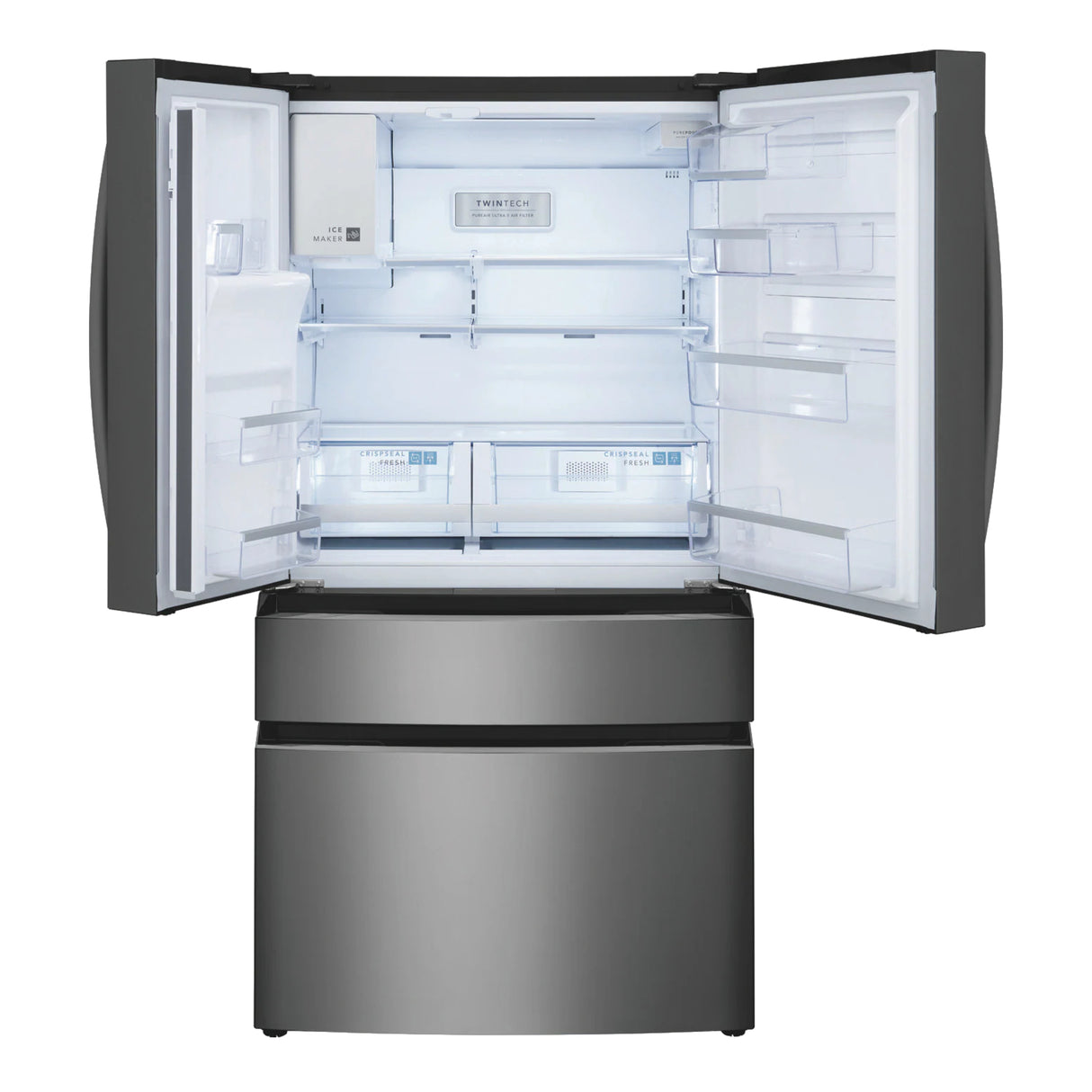 Réfrigérateur portes françaises Inox 36po
