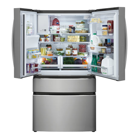 Réfrigérateur portes françaises Inox 36po