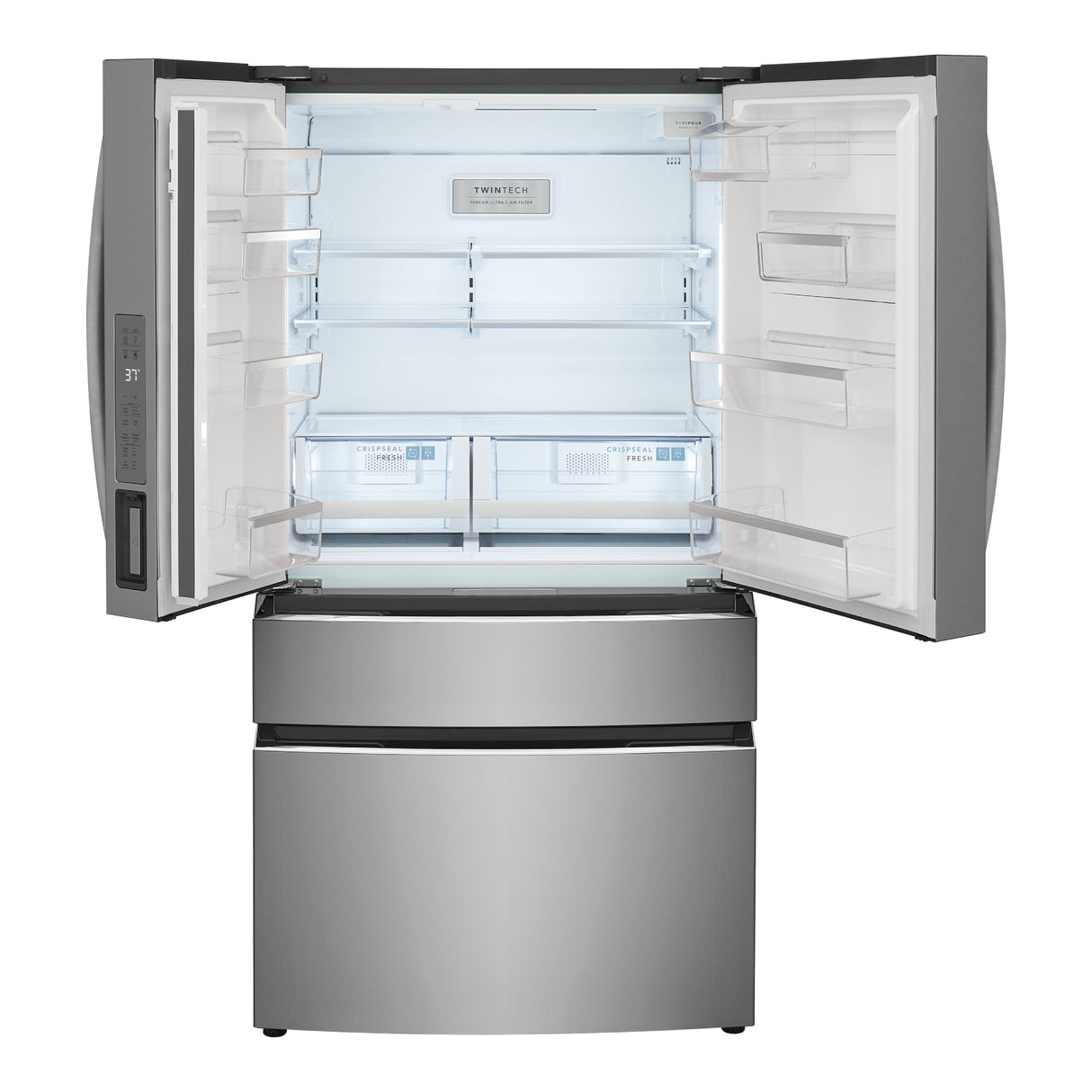 Réfrigérateur portes françaises Inox 36po