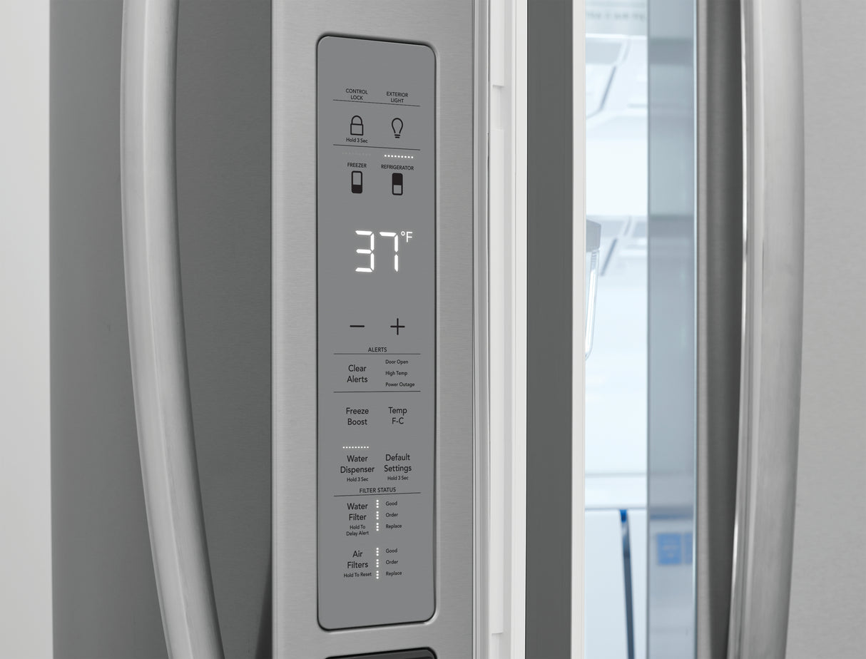 Réfrigérateur portes françaises Inox 36po