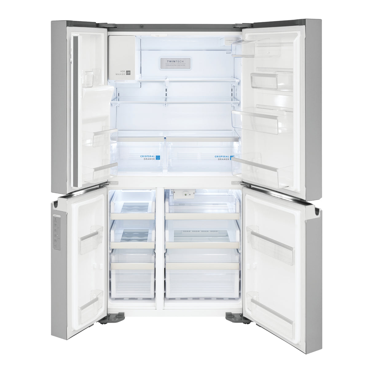 Réfrigérateur 4 portes Inox 36po