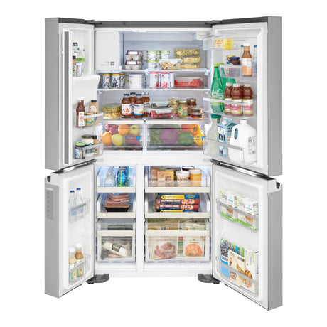 Réfrigérateur 4 portes Inox 36po