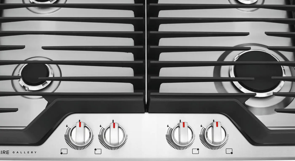 Plaque de cuisson au gaz 30 po. avec 4 brûleurs