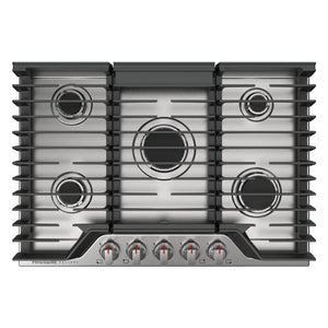 Plaque de cuisson au gaz 30 po. avec 5 brûleurs