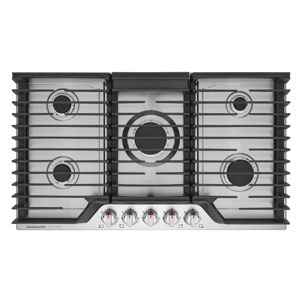 Plaque de cuisson au gaz 36 po. avec 5 brûleurs