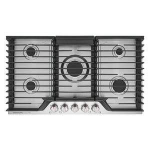 Plaque de cuisson au gaz 36 po. avec 5 brûleurs
