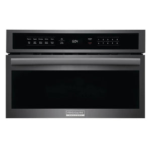 Micro-ondes encastrable, capacité 1,6 pi³, 950W, acier inoxydable noir