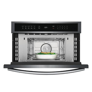 Micro-ondes encastrable, capacité 1,6 pi³, 950W, acier inoxydable noir