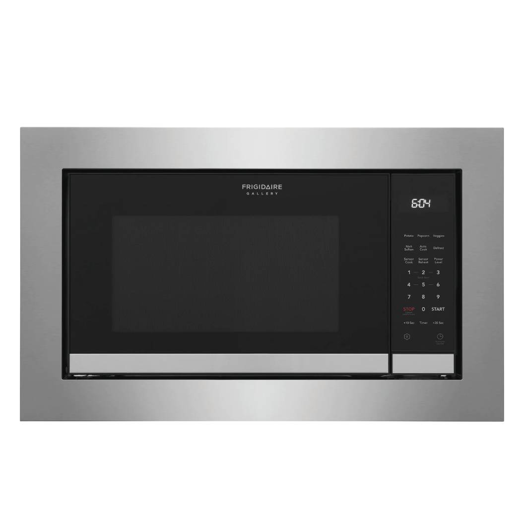 Micro-ondes encastrable, capacité 2,2 pi³, 1100 W, acier inoxydable