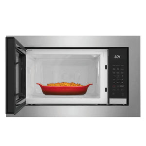 Micro-ondes encastrable, capacité 2,2 pi³, 1100 W, acier inoxydable