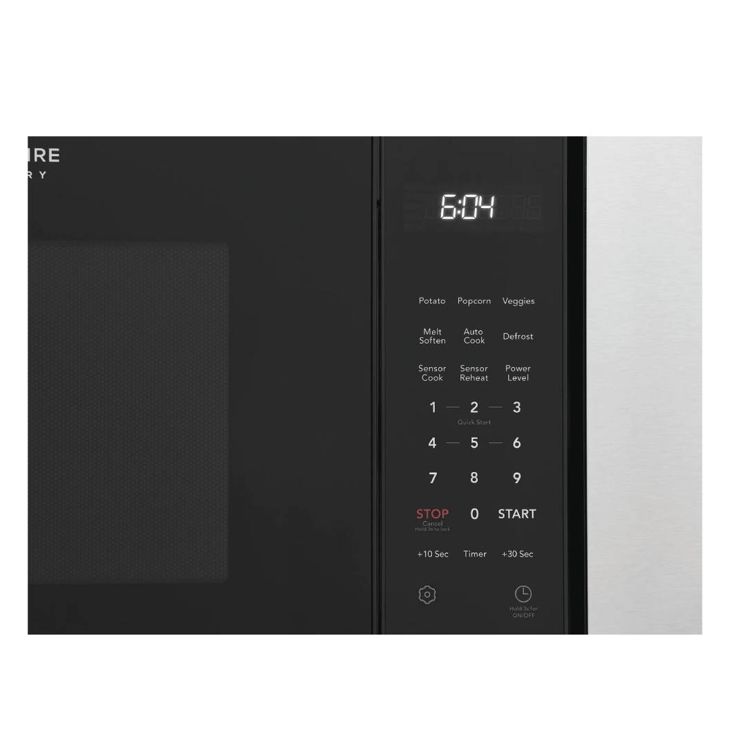Micro-ondes encastrable, capacité 2,2 pi³, 1100 W, acier inoxydable