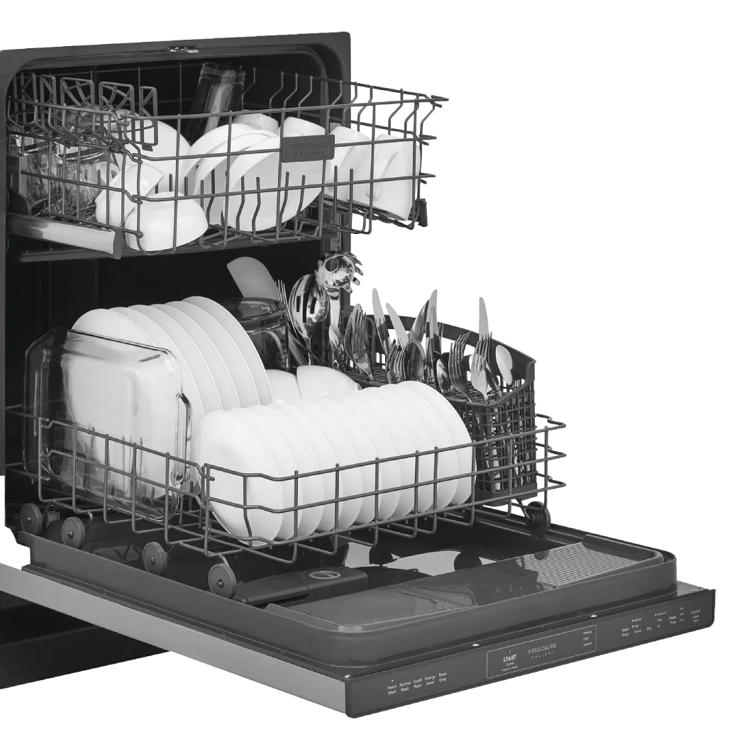 Lave-vaisselle encastrable 24 po. 52 dBA Inox avec capteur DishSense™