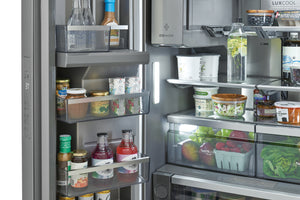 Réfrigérateur portes françaises Inox 36po