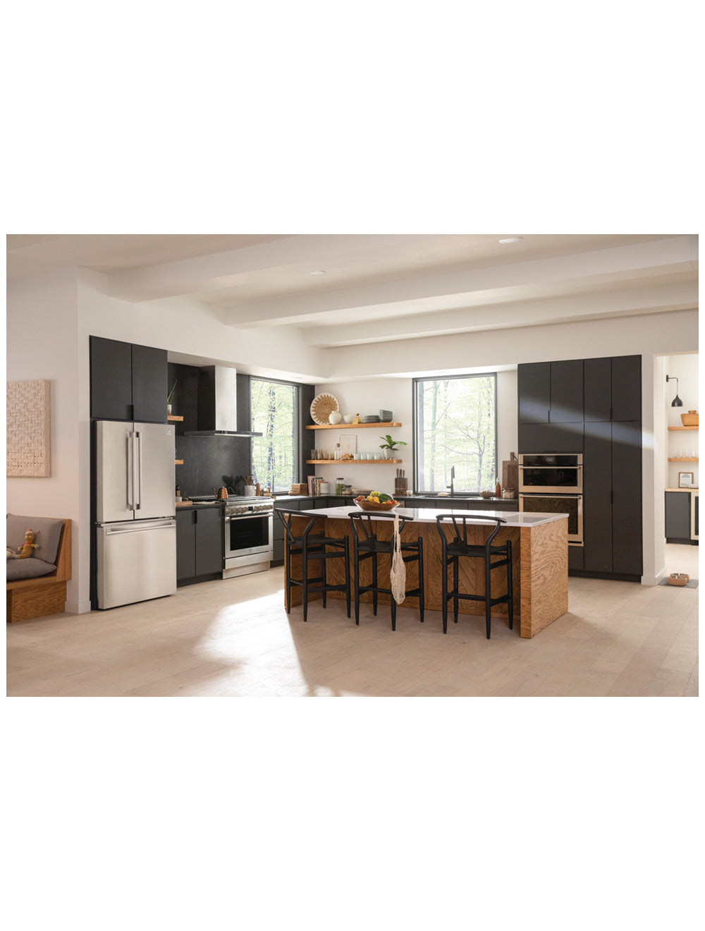Réfrigérateur portes françaises Inox 36po