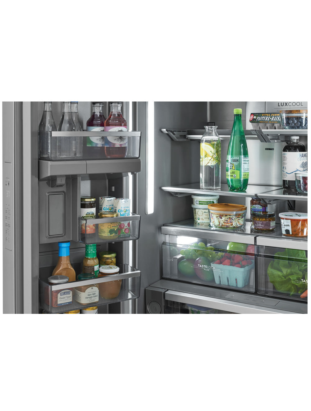 Réfrigérateur portes françaises Inox 36po