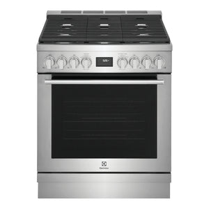 Cuisinière au gaz 30 po, 4,5 pi³ Inox avec Convection, Grillage et Rôtissage