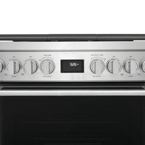 Cuisinière au gaz 30 po, 4,5 pi³ Inox avec Convection, Grillage et Rôtissage