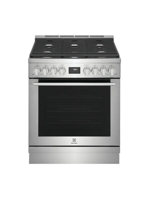 Cuisinière au gaz autoportante 30 po. 4,5 pi³ Inox