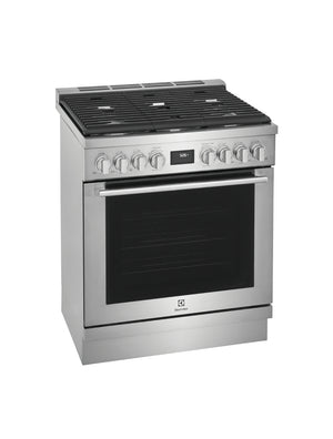 Cuisinière au gaz autoportante 30 po. 4,5 pi³ Inox