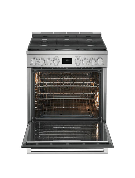 Cuisinière au gaz autoportante 30 po. 4,5 pi³ Inox