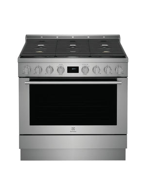 Cuisinière au gaz autoportante 36 po. 4,4 pi³ Inox