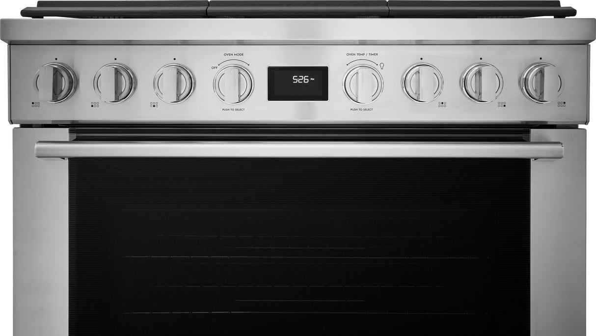 Cuisinière au gaz autoportante 36 po. 4,4 pi³ Inox