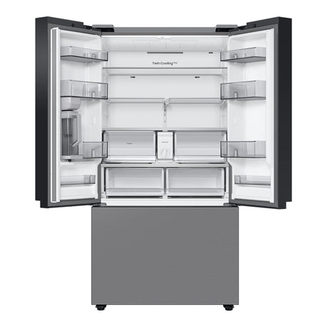 Réfrigérateur portes françaises Argent 36po