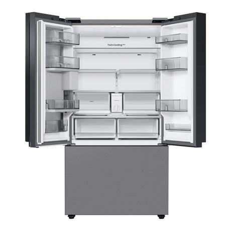 Réfrigérateur portes françaises Argent 36po