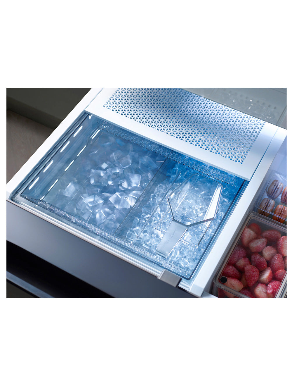 Réfrigérateur portes françaises Argent 36po