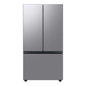 Réfrigérateur portes françaises Argent 36po