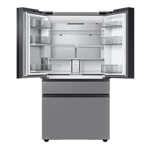 Réfrigérateur portes françaises Argent 36po