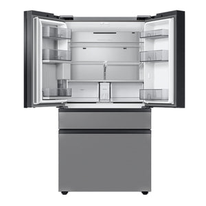 Réfrigérateur portes françaises Argent 36po