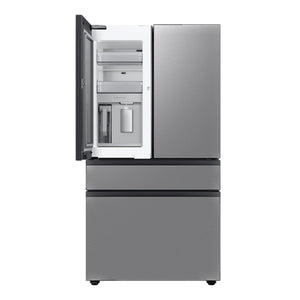 Réfrigérateur portes françaises Argent 36po
