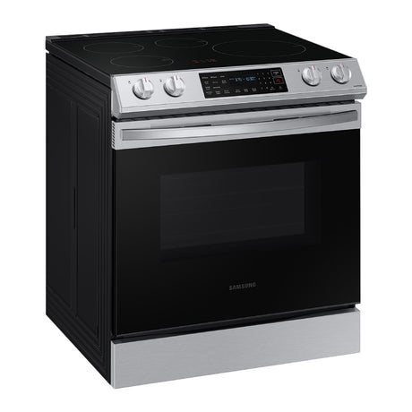 Cuisinière à induction encastrable 30 po, 6,3 pi³ Inox avec Convection, Air Fry et Wi-Fi
