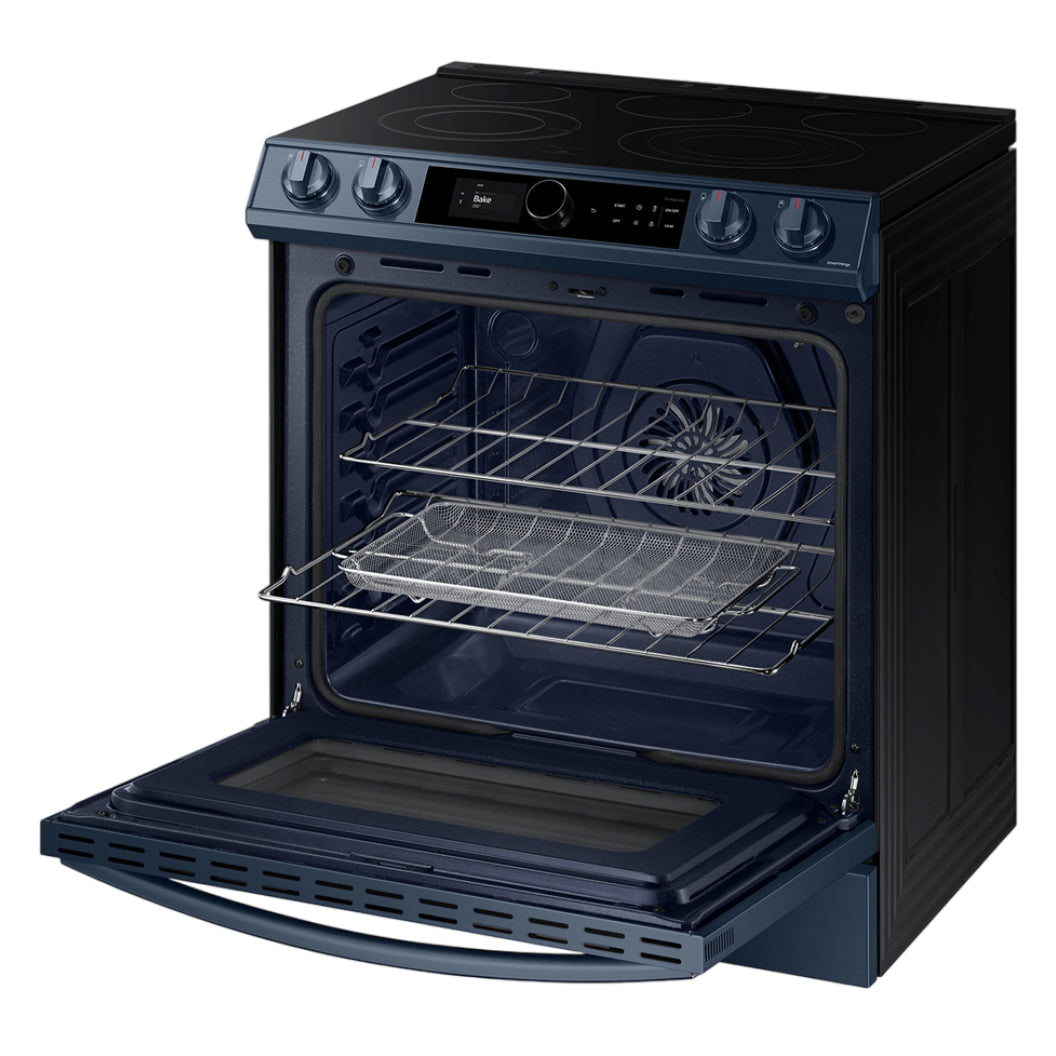 Cuisinière électrique encastrable 30 po. 6,3 pi³ bleu marine