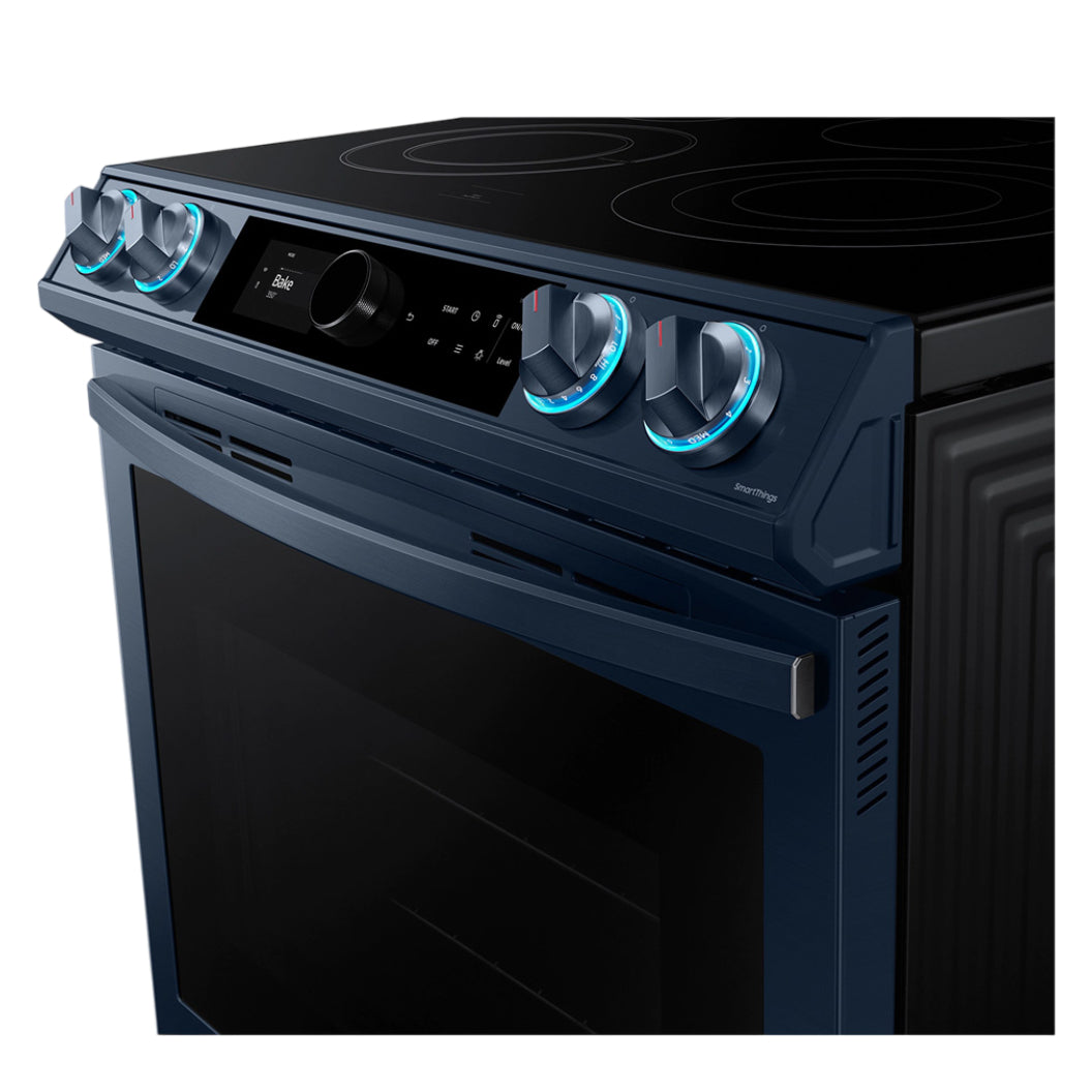Cuisinière électrique encastrable 30 po. 6,3 pi³ bleu marine