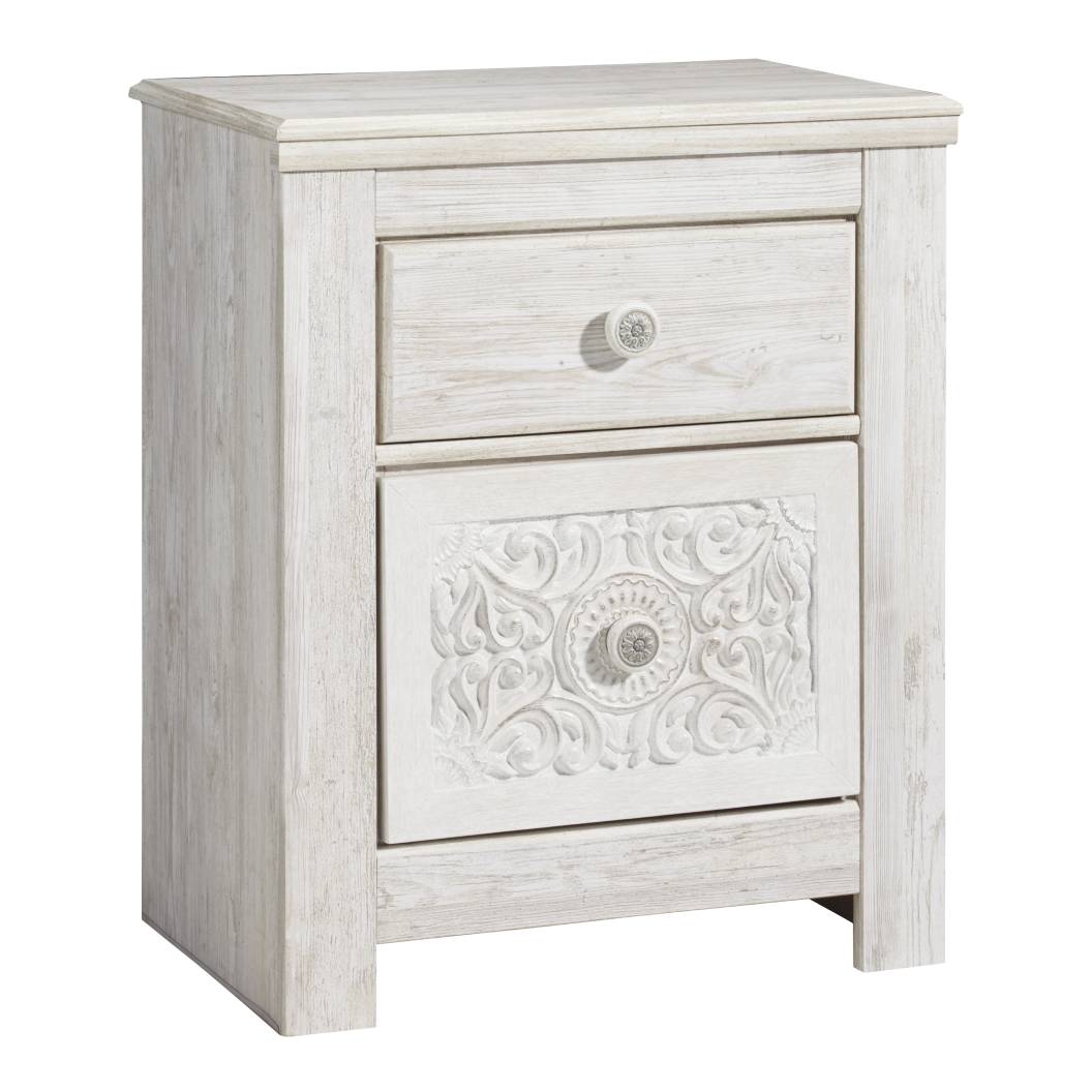 Table de chevet Blanc antique en bois -  Paxberry